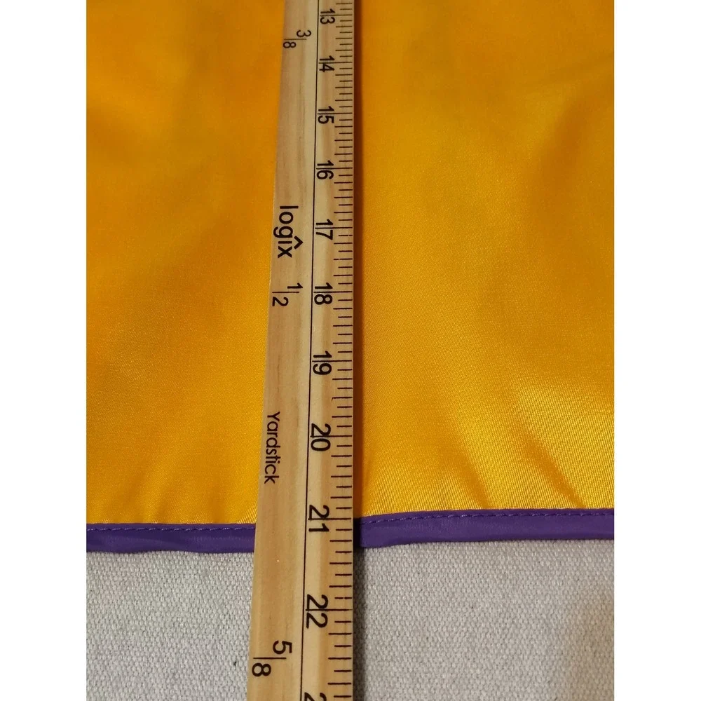 Vintage Lions Club International Vest Angleton Noon Yellow Purple Men XXL USA CC